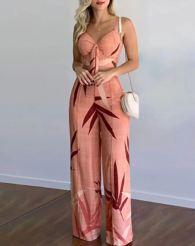 Chic Sleeveless V-Neck Jumpsuit