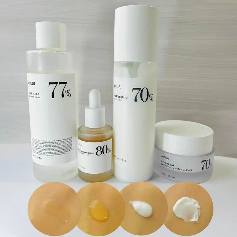 Korean Anua Skincare 
Glass Skin