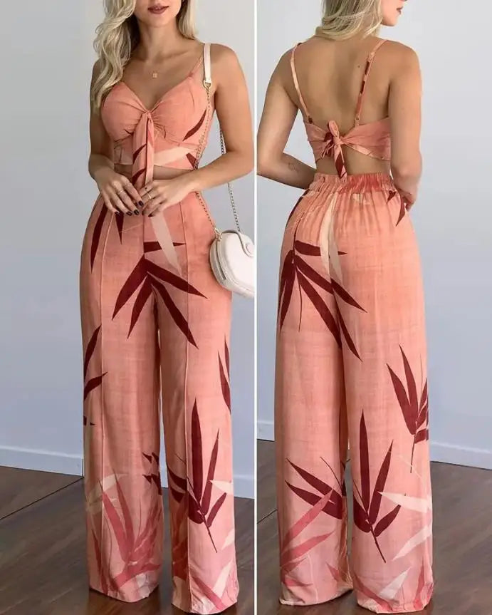 Chic Sleeveless V-Neck Jumpsuit